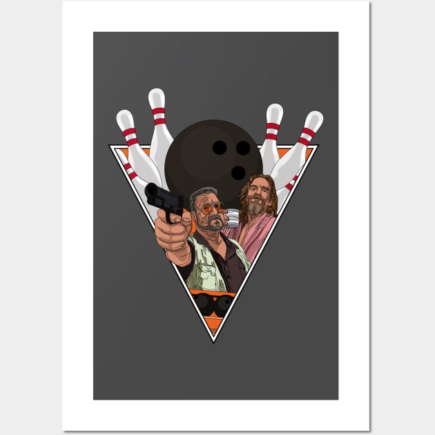 Lebowski – Bowling Wall Art by andrew_kelly_uk@yahoo.co.uk